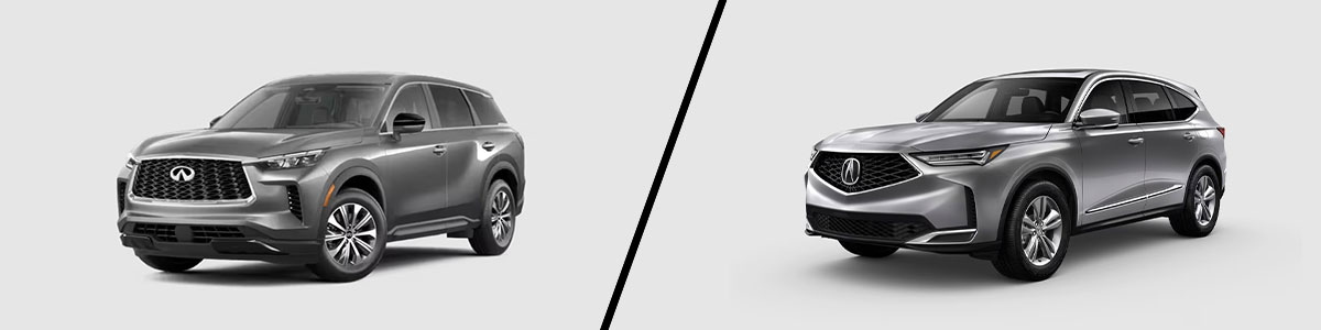 2025 INFINITI QX60 vs 2025 Acura MDX