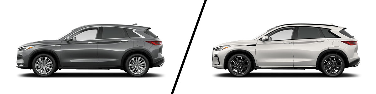 2025 INFINITI QX50 Pure vs Sport trim levels