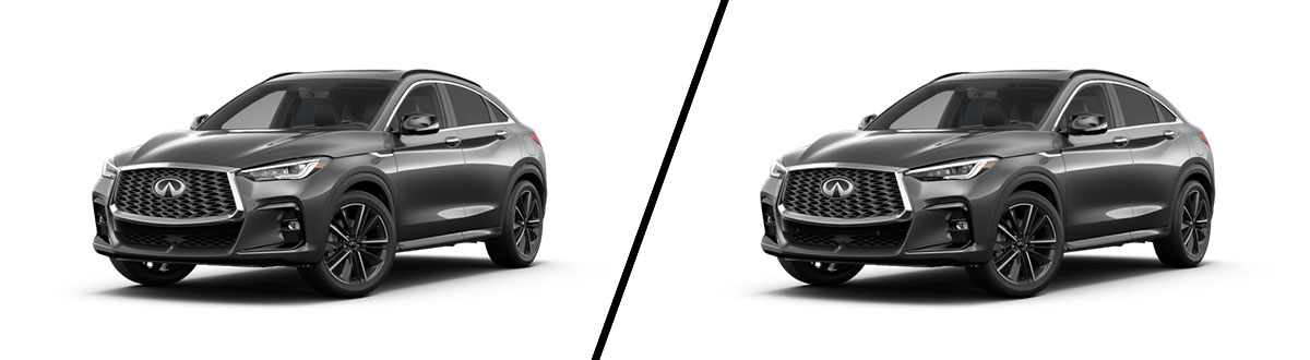 2025 INFINITI QX55 Luxe vs Essential 