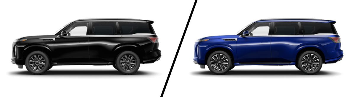 2025 INFINITI QX80 Pure vs Luxe trim levels