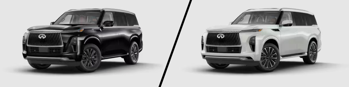 2025 INFINITI QX80 Pure vs Sensory trim levels